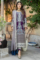 De Lambent Majestic by Imrozia Unstitched 3 Piece Chiffon Collection'2023-M-34-Alya