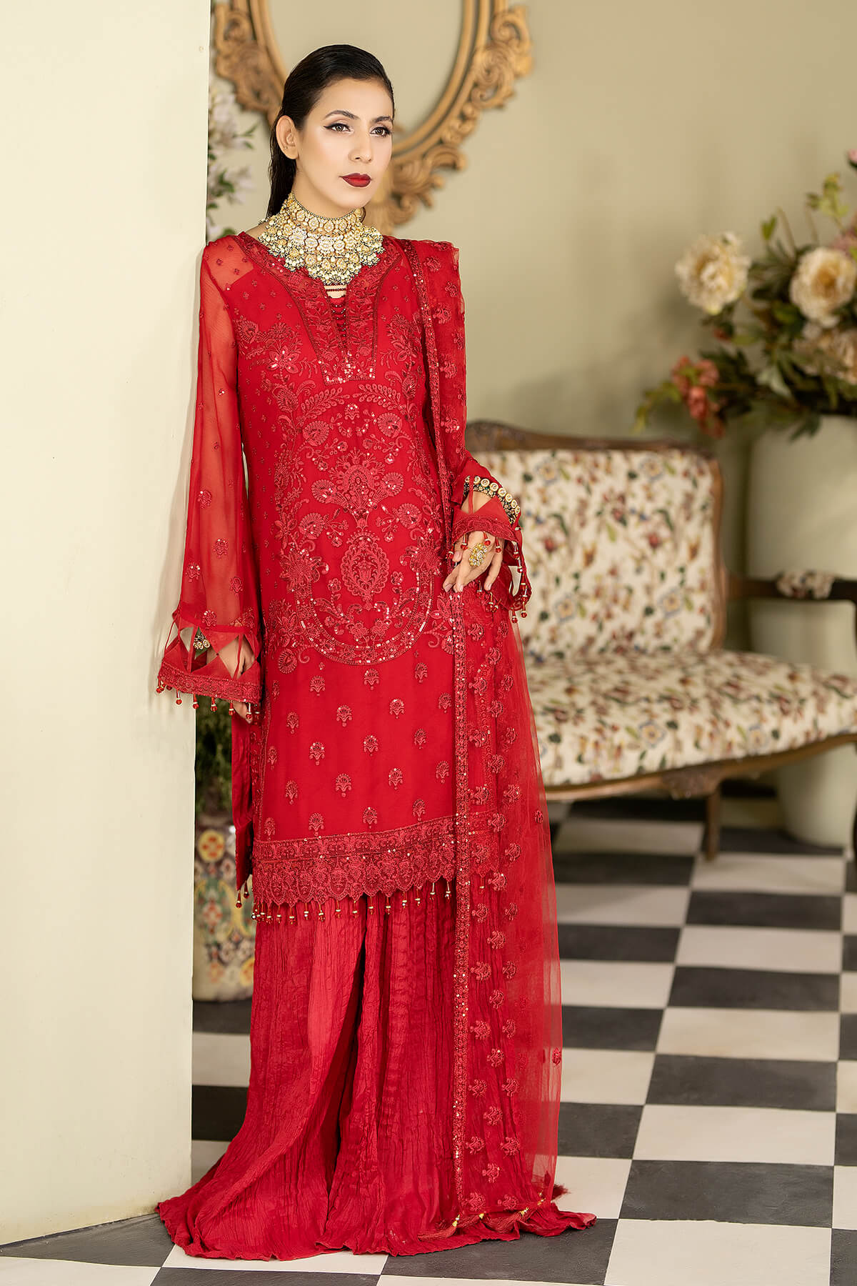 Majestic by Imrozia Premium Baagh Unstitched 3 Piece Formals Collection'2023-M-50