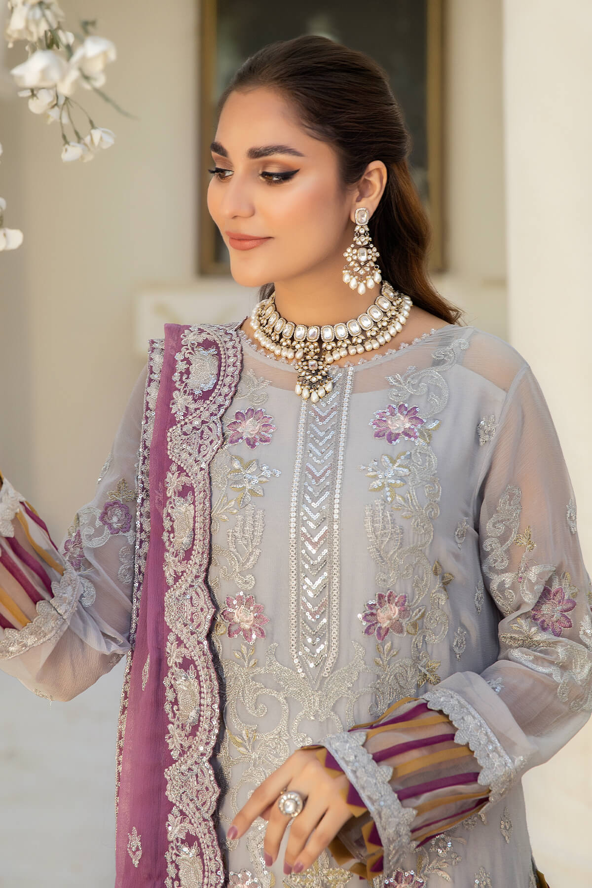 Naqsh Majestic by Imrozia Unstitched 3 Piece Formals Collection'2023-M-57-Ivy