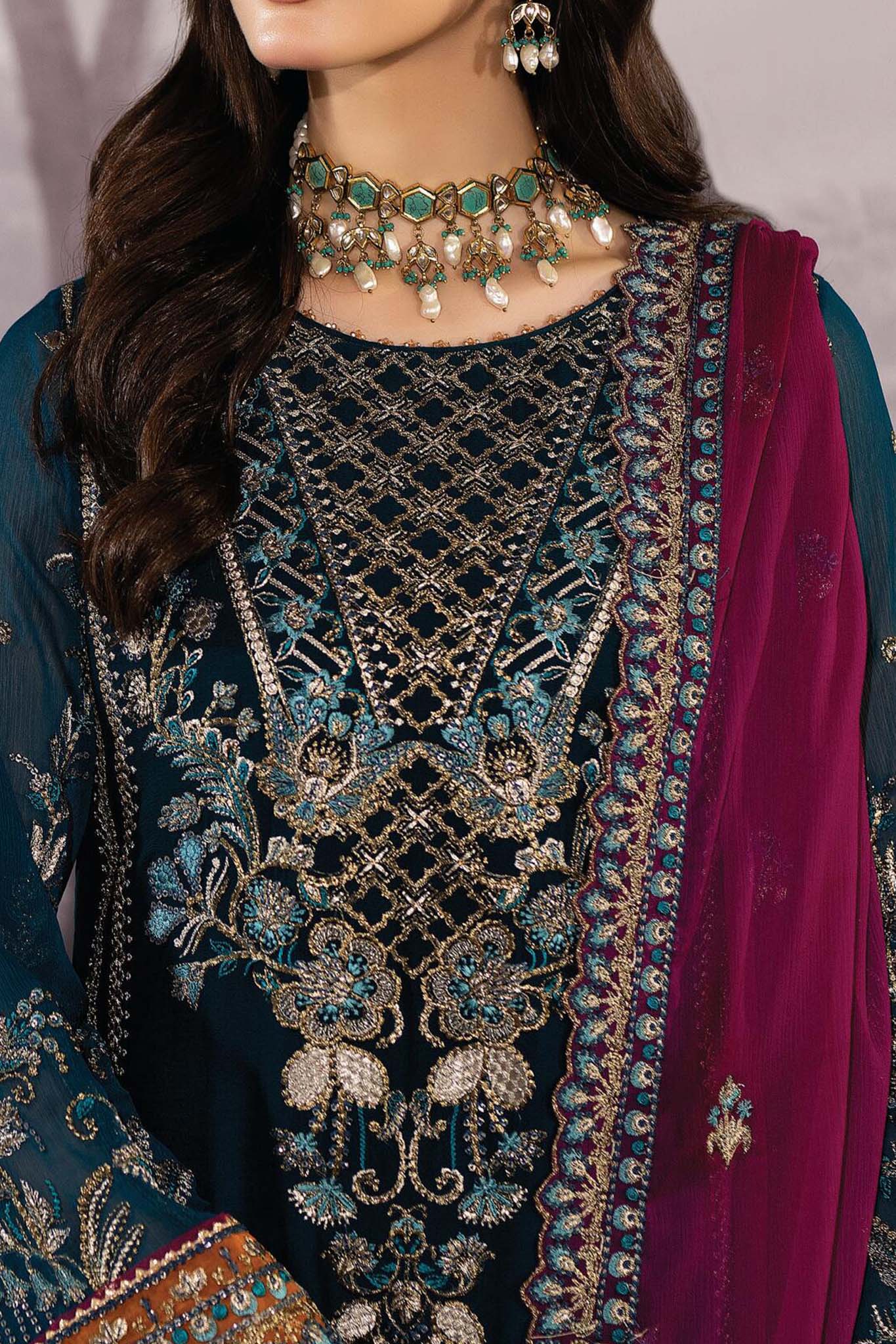 Enliven Majestic by Imrozia Unstitched 3 Piece Luxury Chiffon Collection'2024-M-62-Carmen