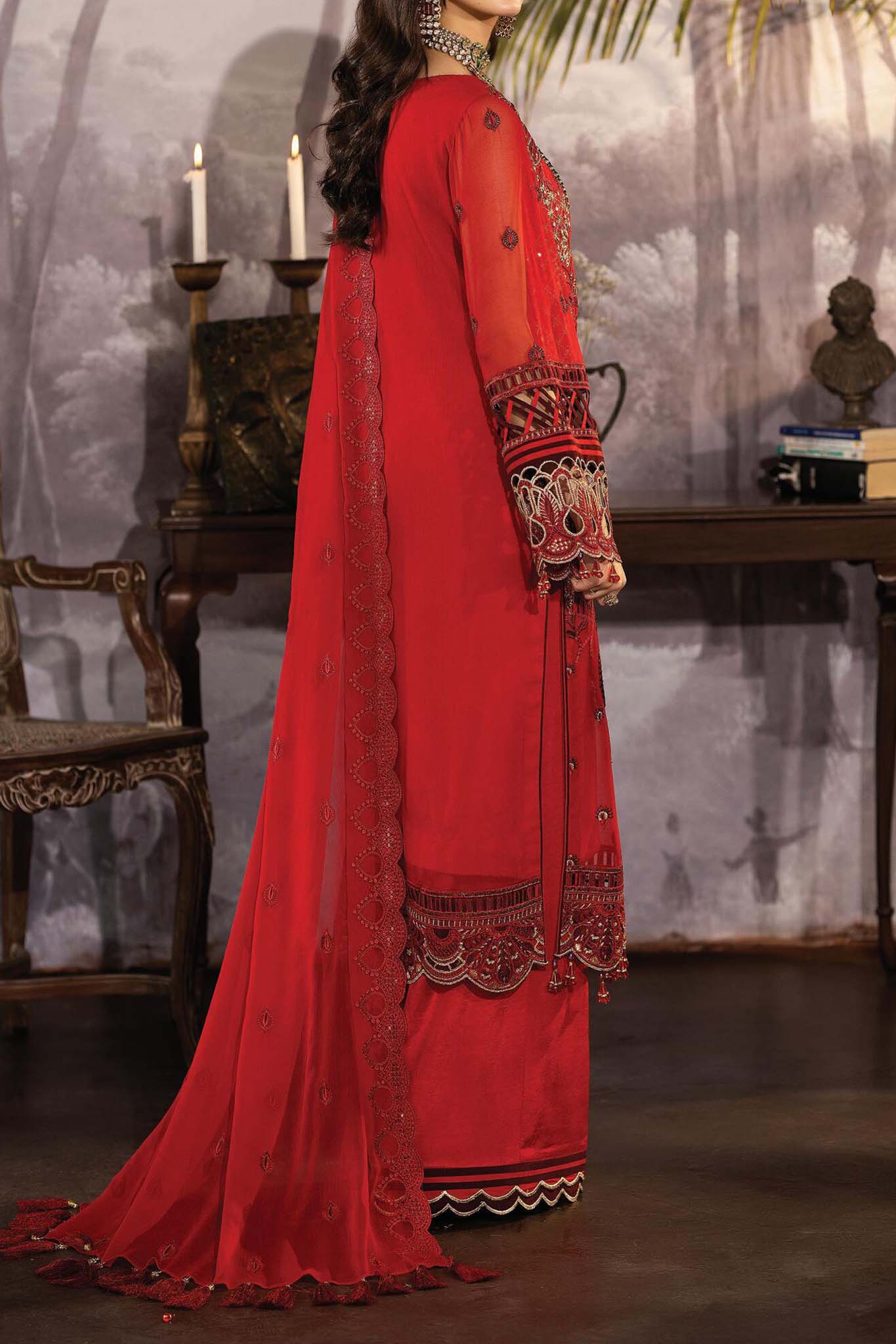 Enliven Majestic by Imrozia Unstitched 3 Piece Luxury Chiffon Collection'2024-M-68-Liliana
