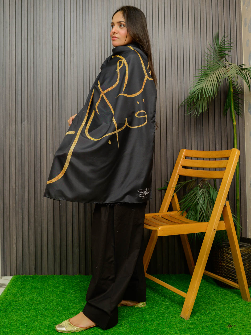 Tng By Md Stole Collection-Alfaz E Iqbal Stole | Black