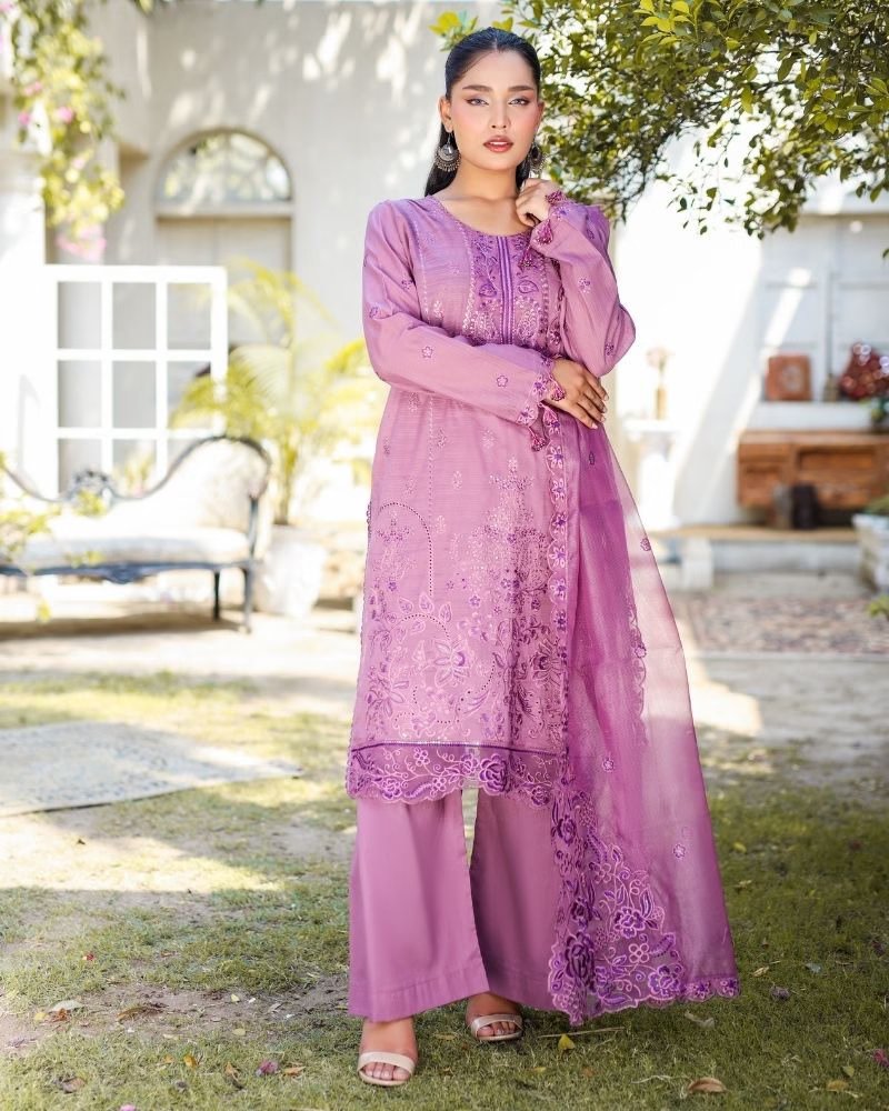 Minahil Unstitched 3 Piece Collection'2025-MC-L-0231