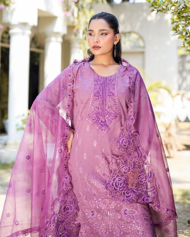 Minahil Unstitched 3 Piece Collection'2025-MC-L-0231