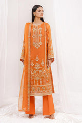 Mersin by Esra Stitched 2 Piece Festive Organza Collection'2022-ME-06-Orange