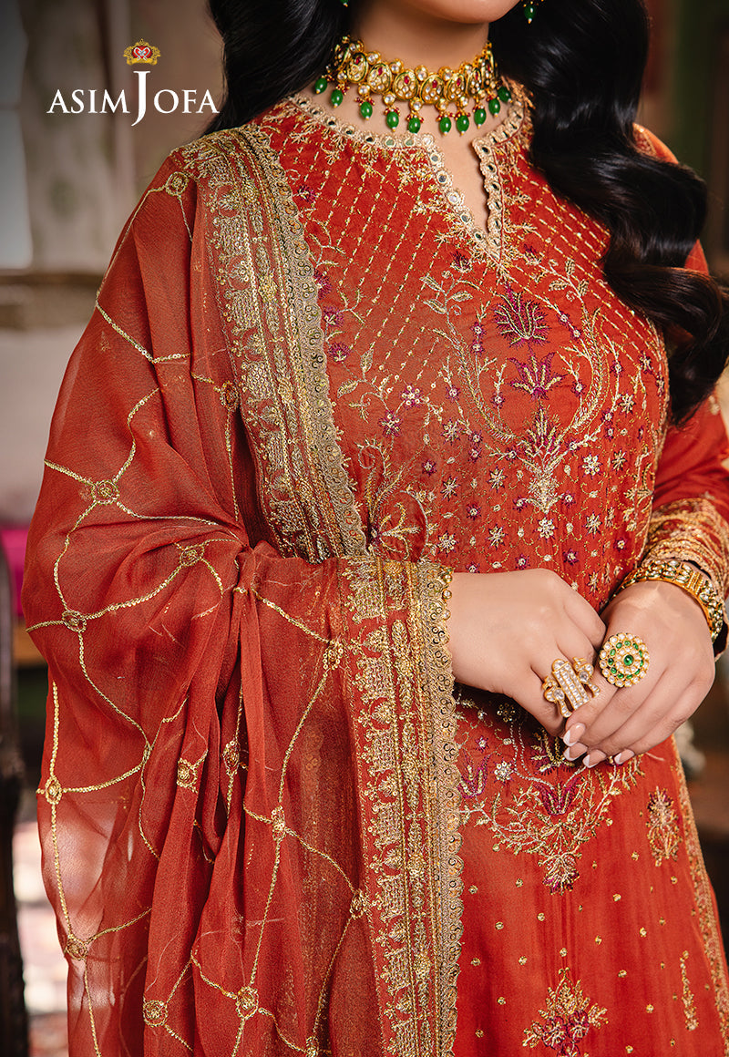 Asim Jofa Afsanay - Luxury Pret Ajlp-04 Embroidered Twisted Lawn 3Pcs