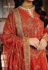 Asim Jofa Afsanay - Luxury Pret Ajlp-04 Embroidered Twisted Lawn 3Pcs