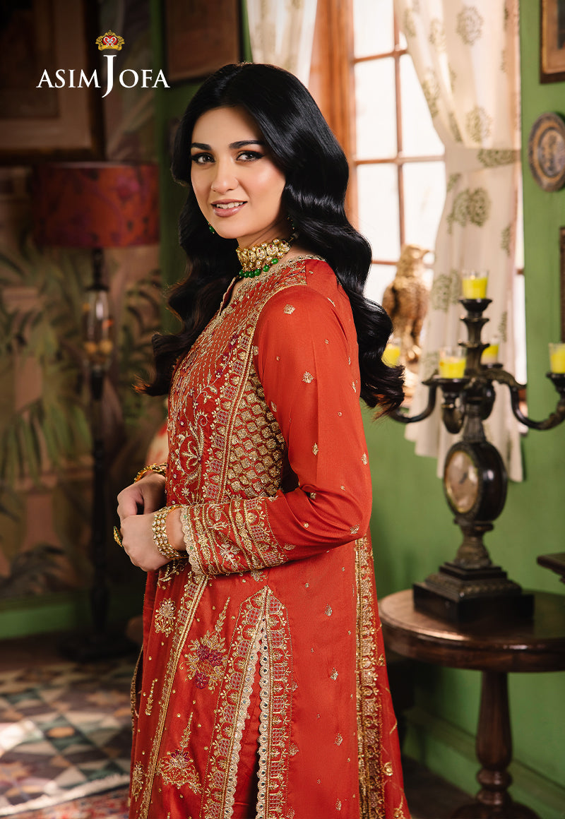 Asim Jofa Afsanay - Luxury Pret Ajlp-04 Embroidered Twisted Lawn 3Pcs