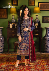 Asim Jofa Afsanay - Luxury Pret Ajlp-02 Embroidered Twisted Lawn 3Pcs