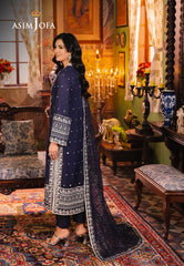 Asim Jofa Afsanay - Luxury Pret Ajlp-10 Embroidered Twisted Lawn 3Pcs