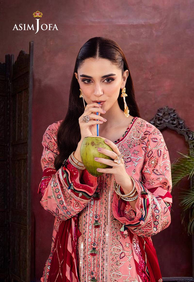 Asim Jofa Uraan Ajur-06 Embroidered Lawn 3 Pcs