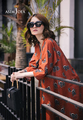 Asim Jofa Essential Pret Drop 2 Ajpb-32 Printed Dobby 2 Pcs