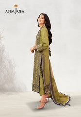 Asim Jofa Chamak Damak Ajcd-10 Embroidered Twisted Silk 3 Pcs
