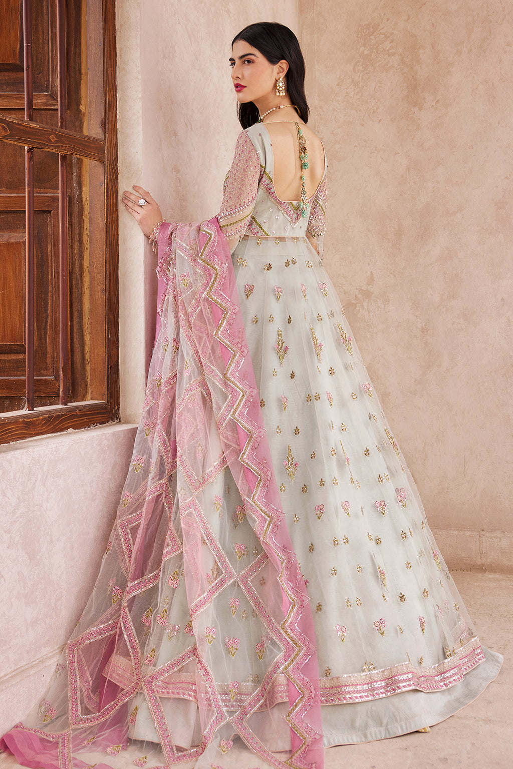 Mirha by Emaan Adeel Unstitched 3 Piece Wedding Collection'2023-MH-204