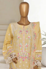 Sada Bahar Stitched 3 Piece Luxury Emb Spring Vol-05 Collection'2025-MK-30-Yellow