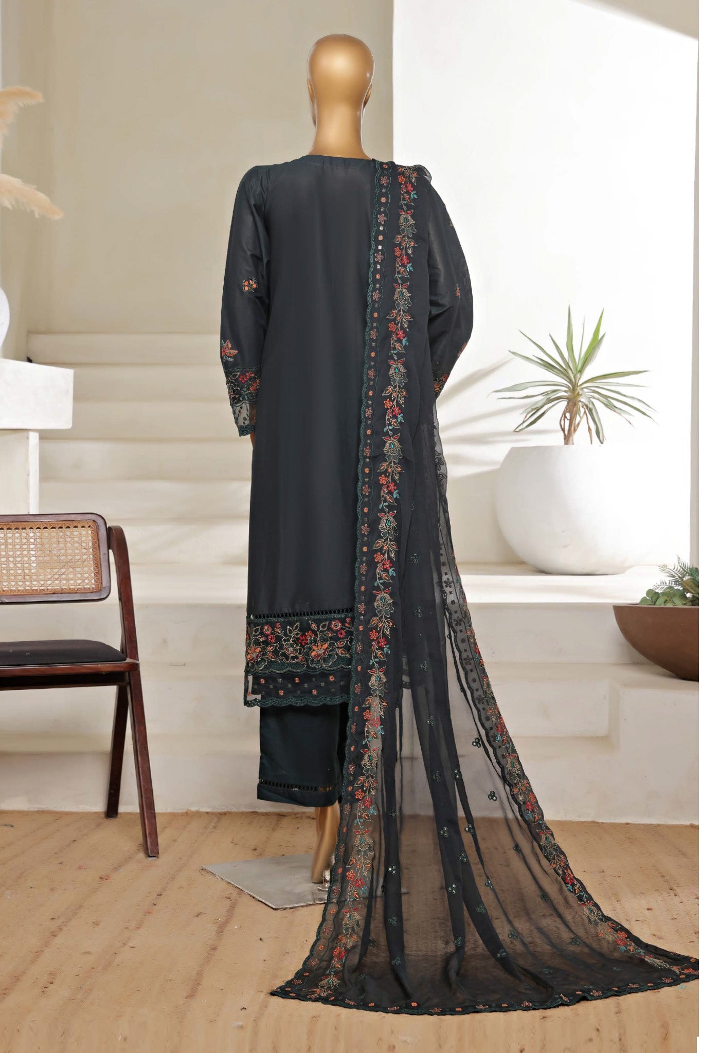 Sada Bahar Stitched 3 Piece Luxury Emb Spring Vol-05 Collection'2025-MK-41-Kai Green