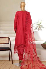 Sada Bahar Stitched 3 Piece Luxury Emb Spring Vol-05 Collection'2025-MK-43-Maroon