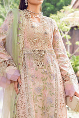 Maria B Unstitched 3 Piece Luxury Emb Lawn Eid 2 Collection'2024-ML-07