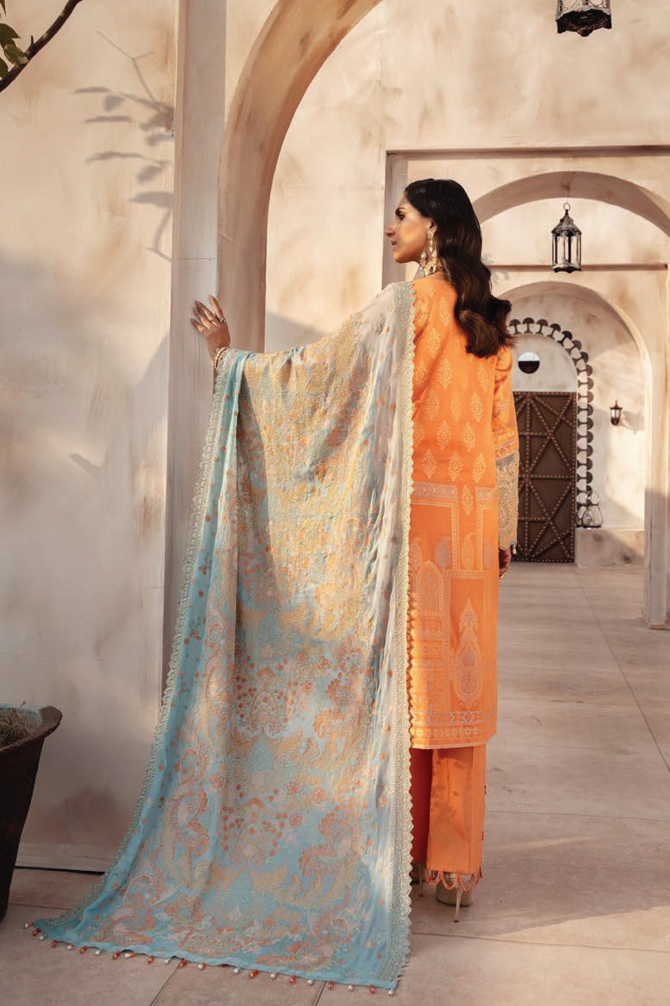 Muscari Unstitched 3 Piece Luxury Lawn Collection'2022-MSC-109