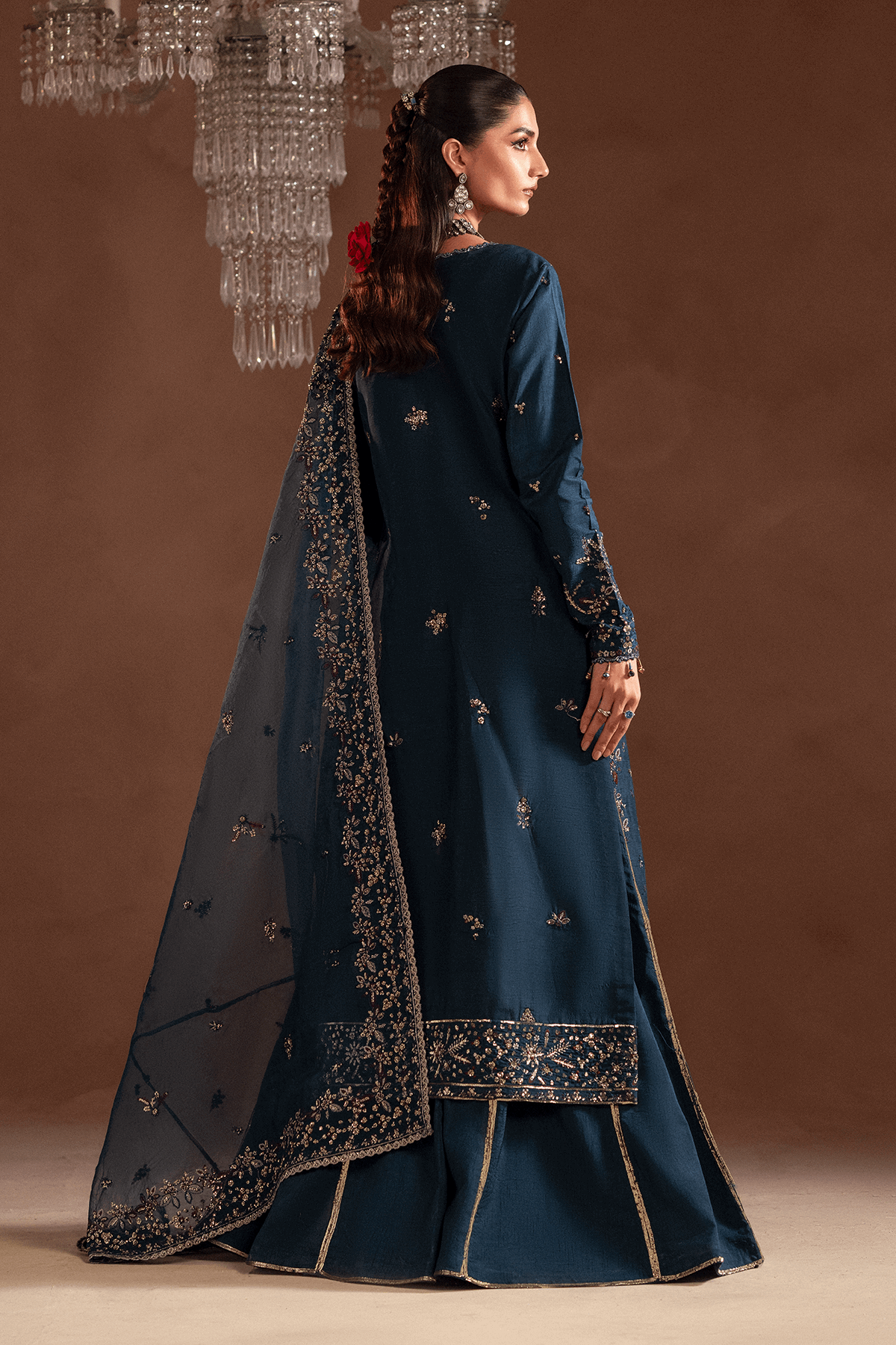 Selene Korean by Emaan Adeel Unstitched 3 Piece Raw Silk Collection'2024-Elisia