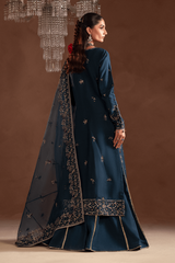 Selene Korean by Emaan Adeel Unstitched 3 Piece Raw Silk Collection'2024-Elisia