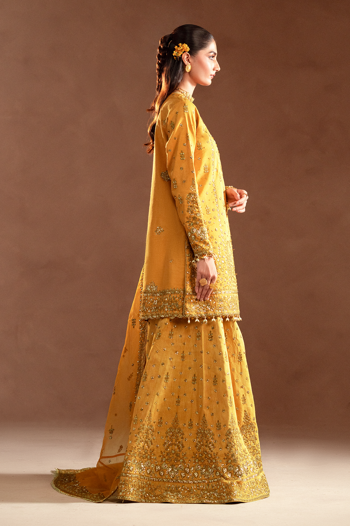 Selene Korean by Emaan Adeel Unstitched 3 Piece Raw Silk Collection'2024-Veloria