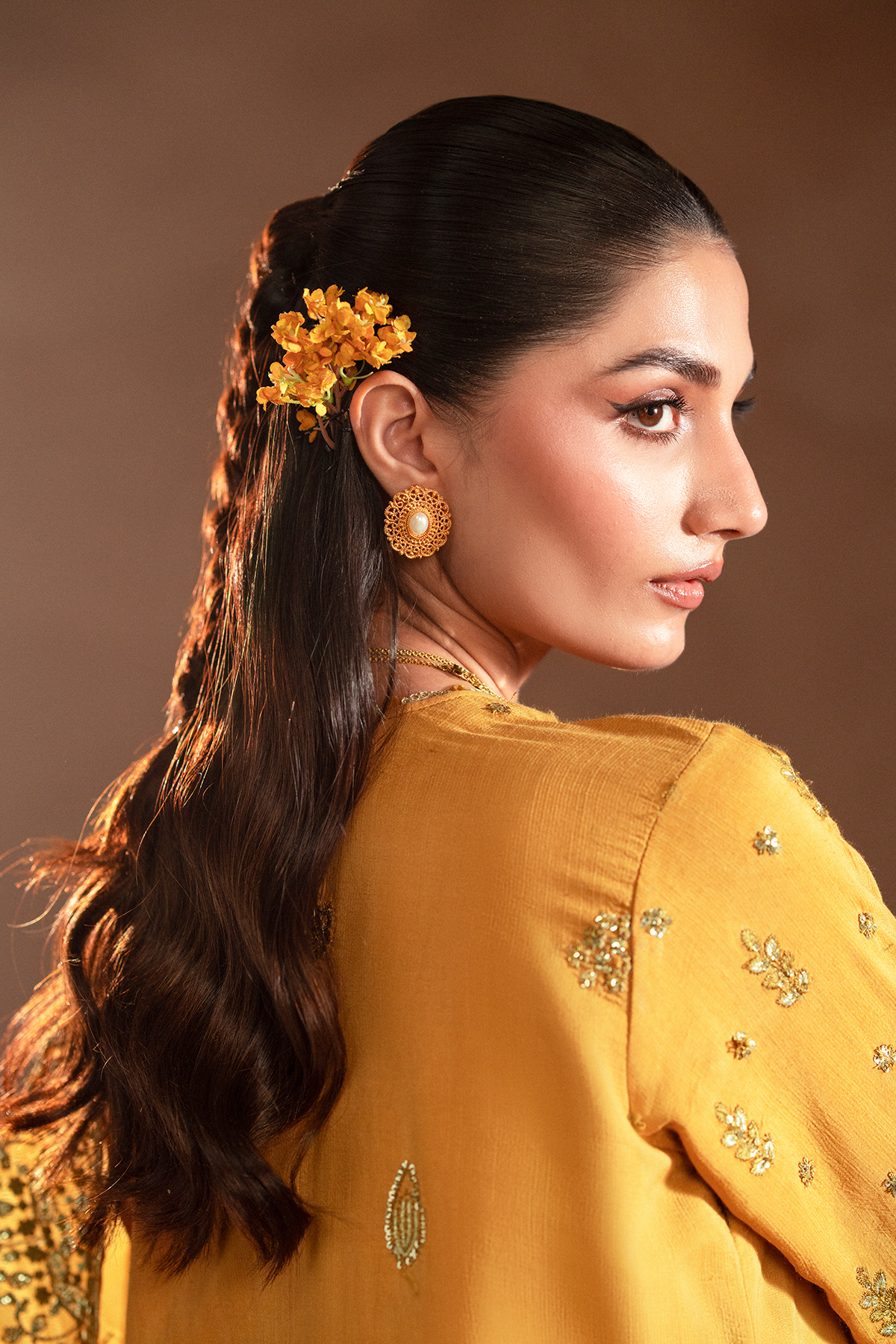 Selene Korean by Emaan Adeel Unstitched 3 Piece Raw Silk Collection'2024-Veloria
