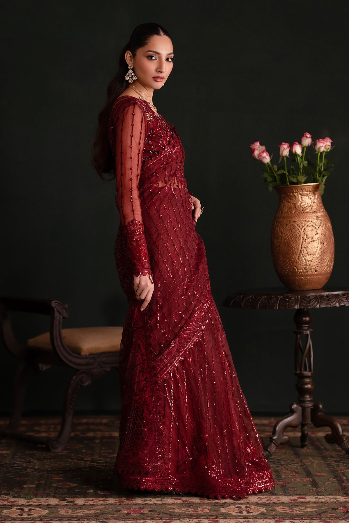 Nooresha By Emaan Adeel Unstitched 3 Piece Formals Collection-Lalish