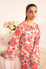 Fleur Co Ords By Sheenora Stitched 2 Piece Lawn Silk Collection'2024-Floral Flare