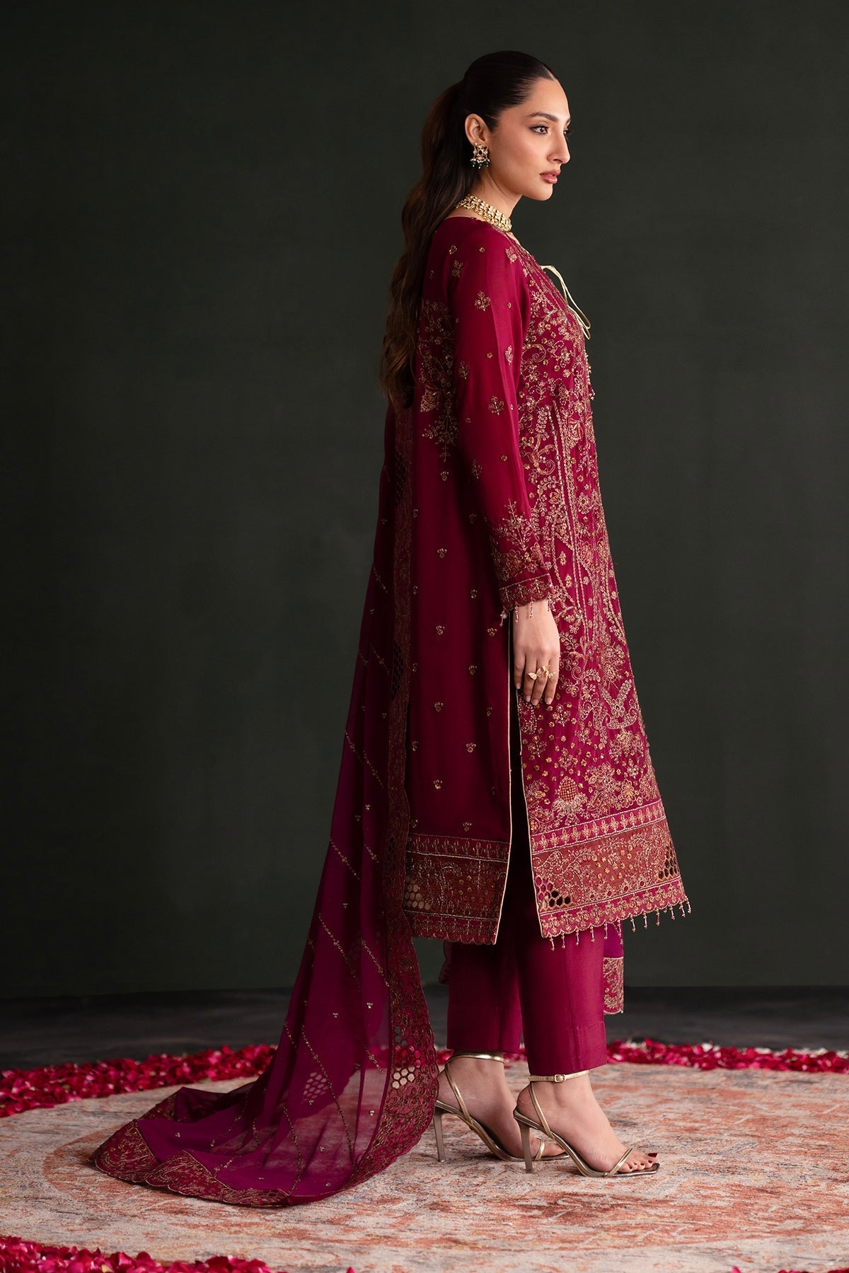 Nooresha By Emaan Adeel Unstitched 3 Piece Formals Collection-Nishta