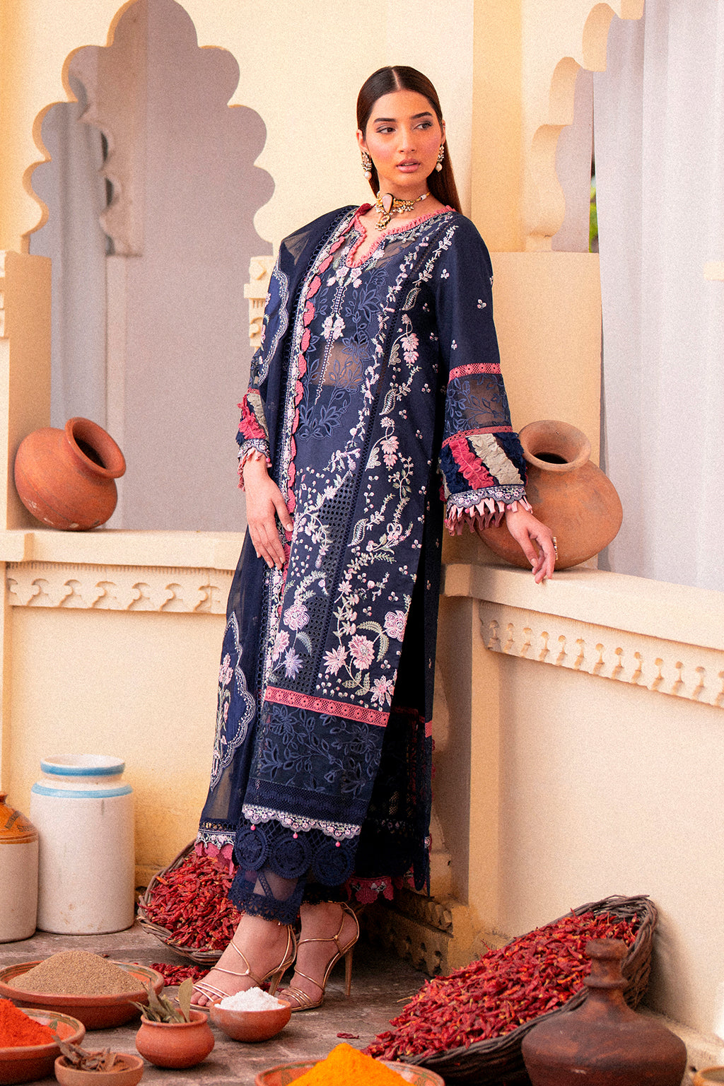 Zarposh Unstitched 3 Piece Summer Lawn Collection-Paras