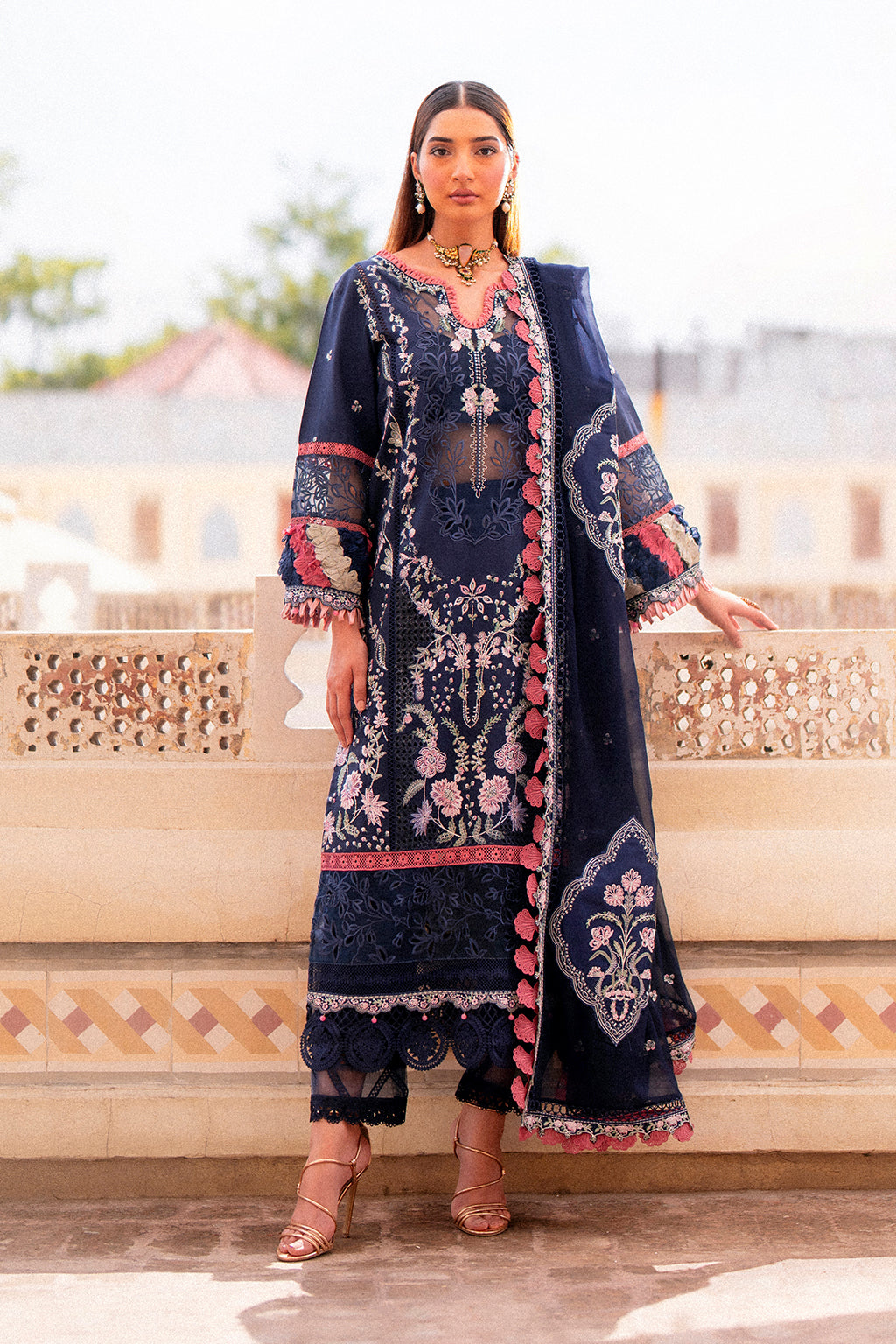 Zarposh Unstitched 3 Piece Summer Lawn Collection-Paras