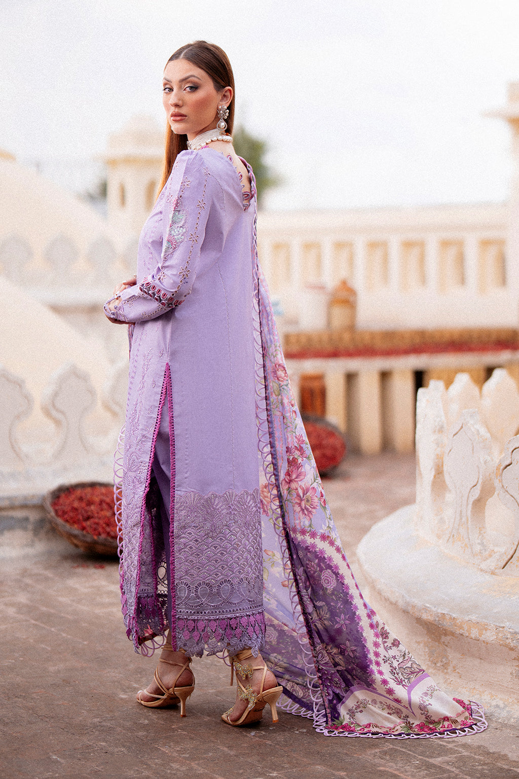 Zarposh Unstitched 3 Piece Summer Lawn Collection-Khaas