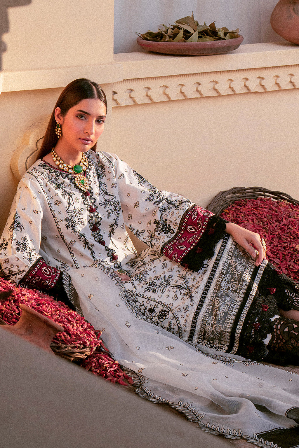 Zarposh Unstitched 3 Piece Summer Lawn Collection-Ayden