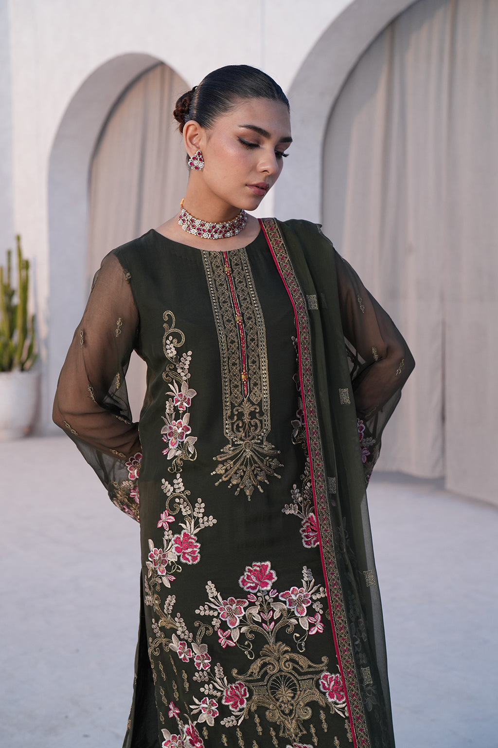 Kuch Khas By Flossie Unstitched 3 Piece Formals Vol-15 Collection'2025-RAHA (A)