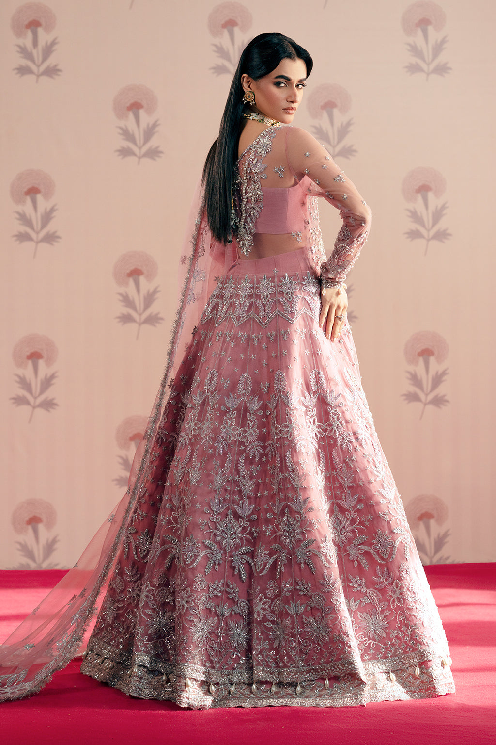 Zarposh Unstitched 3 Piece Formals Collection-Feroza