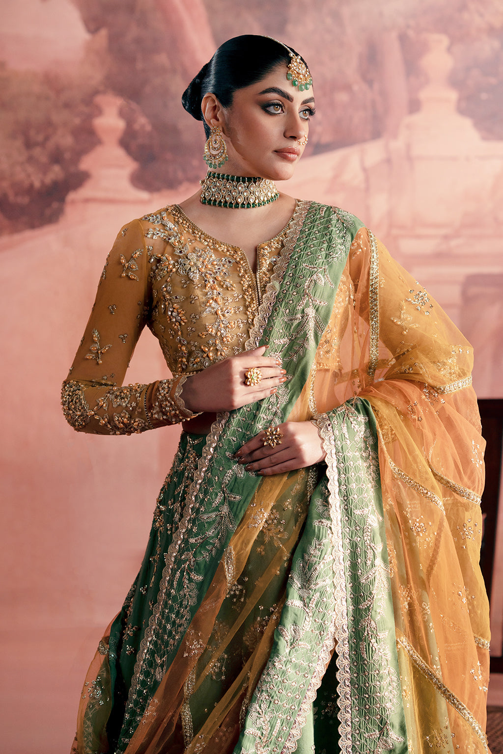 Zarposh Unstitched 3 Piece Formals Collection-Noorani