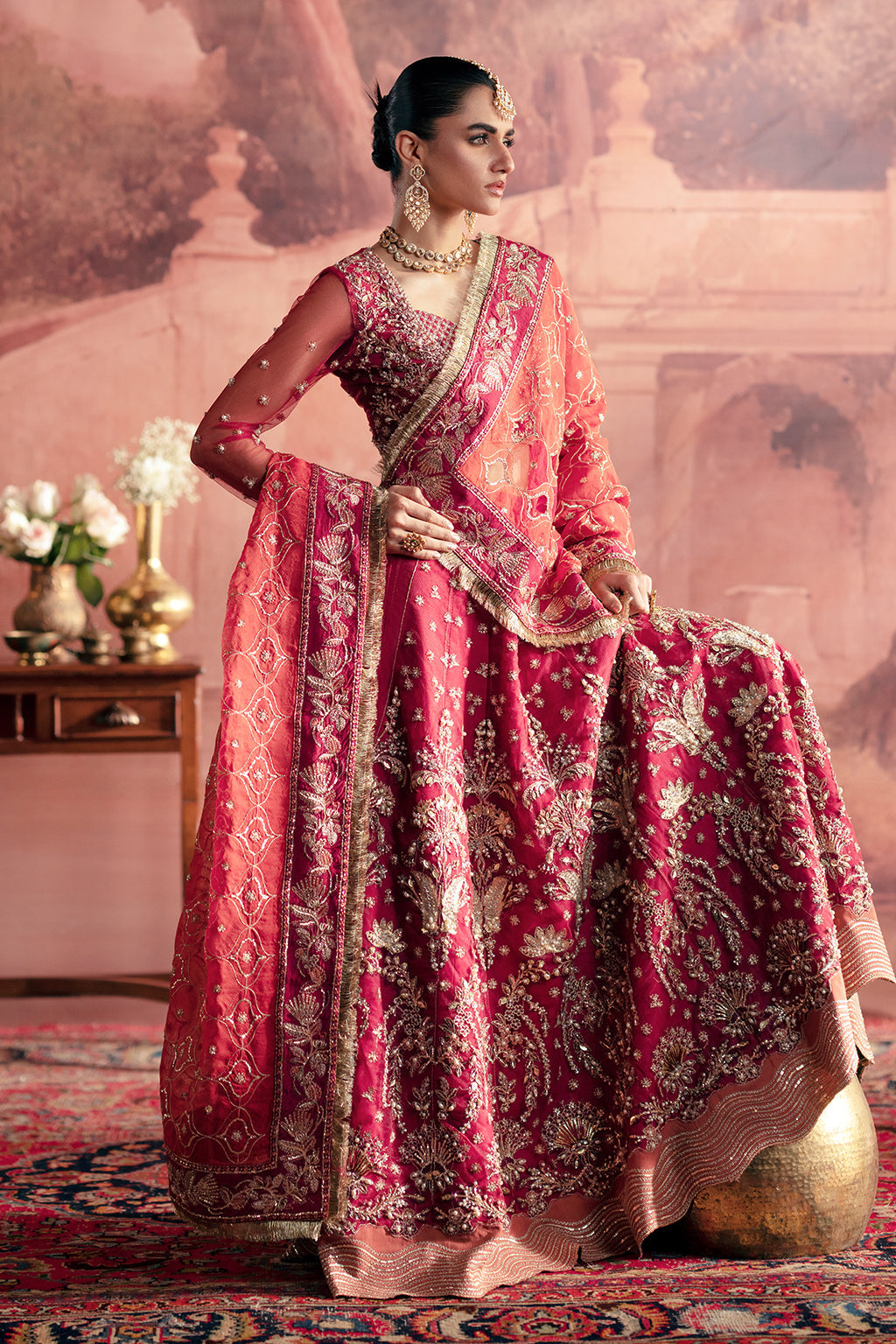 Zarposh Unstitched 3 Piece Formals Collection-Anarkali