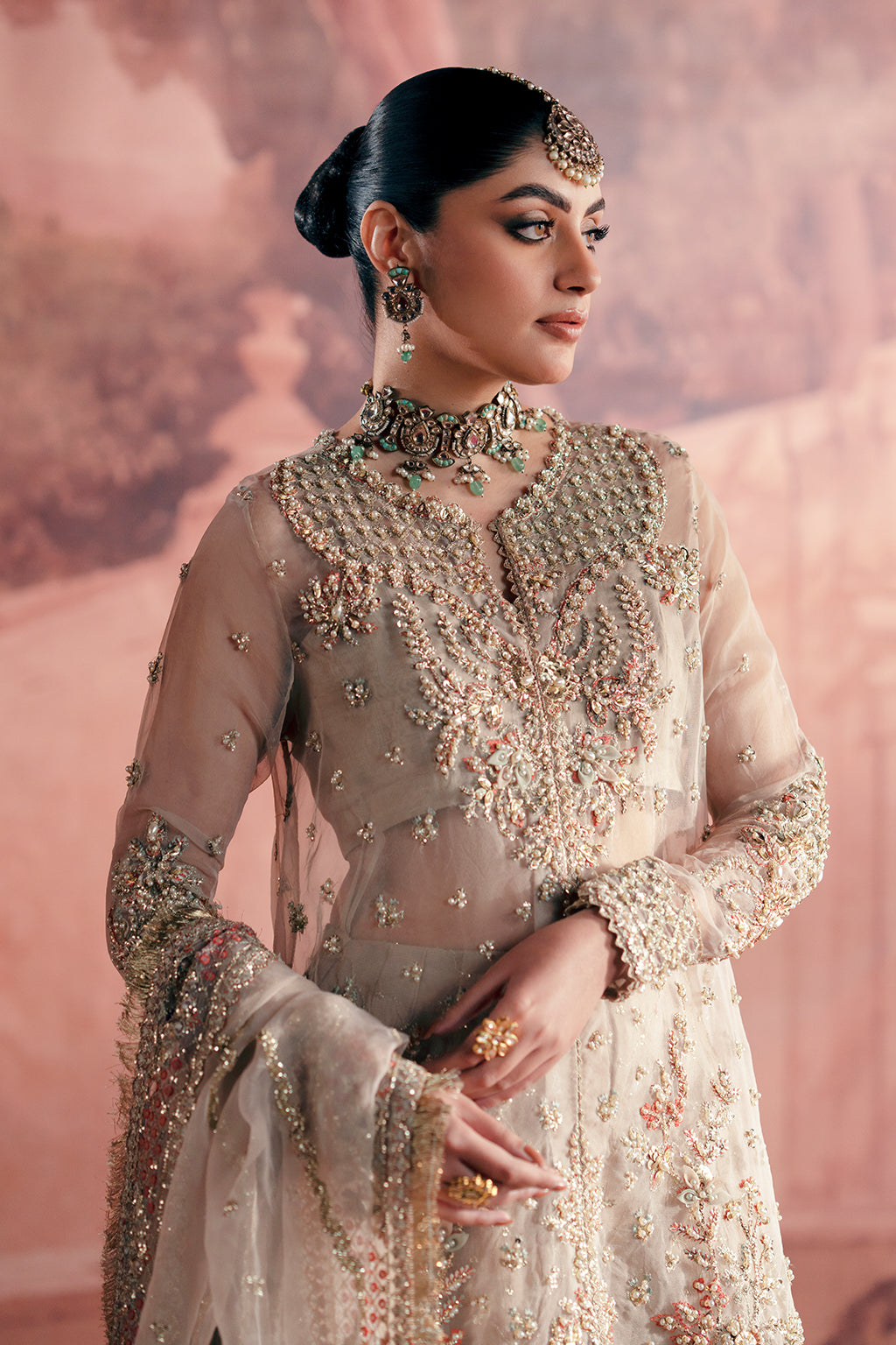 Zarposh Unstitched 3 Piece Formals Collection-Meher