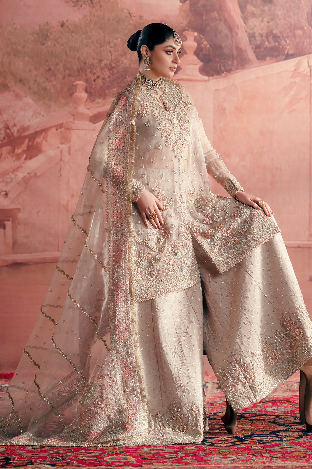 Zarposh Unstitched 3 Piece Formals Collection-Meher