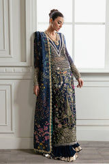 A Beautiful Chaos Saira Shakira Unstitched 3 Piece Wedding Collection'2024-02-Majestic Cypress