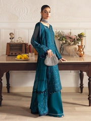 Gulaal Unstitched 3 Piece Emb Chiffon Vol-01 Collection'2023-Marleen GL-EC-23V1-08