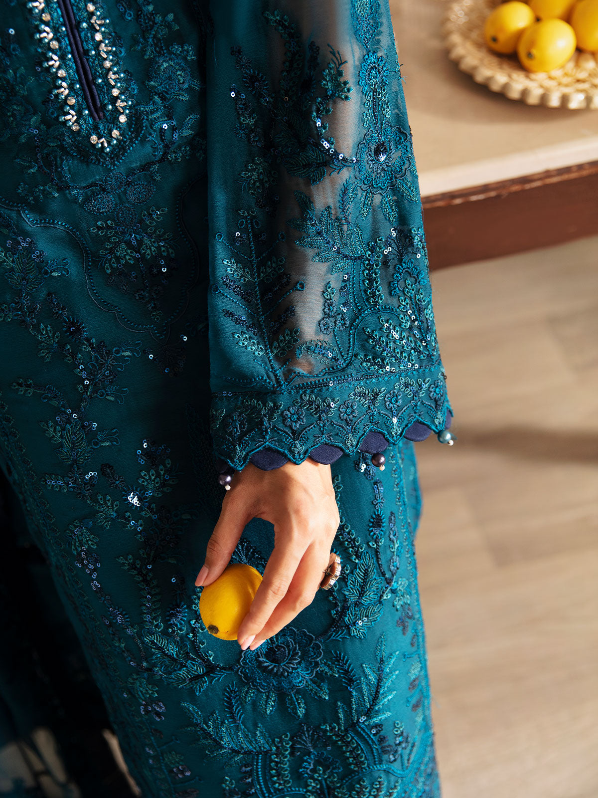 Gulaal Unstitched 3 Piece Emb Chiffon Vol-01 Collection'2023-Marleen GL-EC-23V1-08