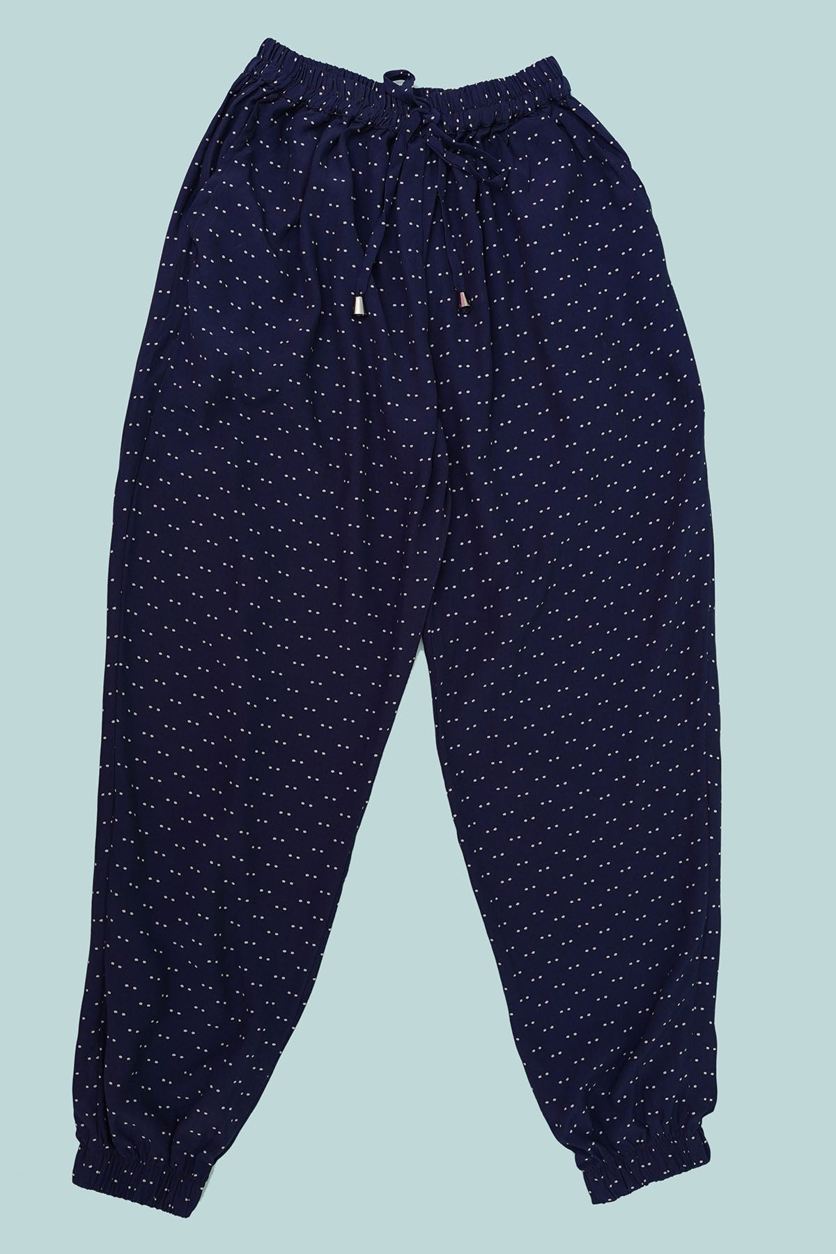 Printed Georgette Pants - Wear Ochre