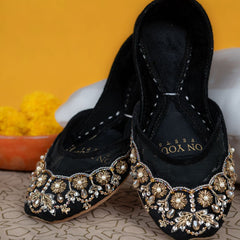 On Your Feets Casual Khussa-Midnight Majesty