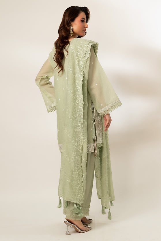 Lux Edit By Zaaviay Stitched Mint To Be (Shirt & Duppatta)