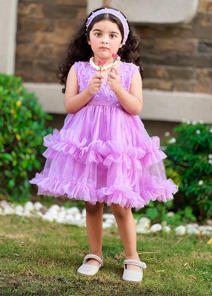 Fairy Bloom by Modest Stitched kids Formals Collection'2025-Lilac Pearl