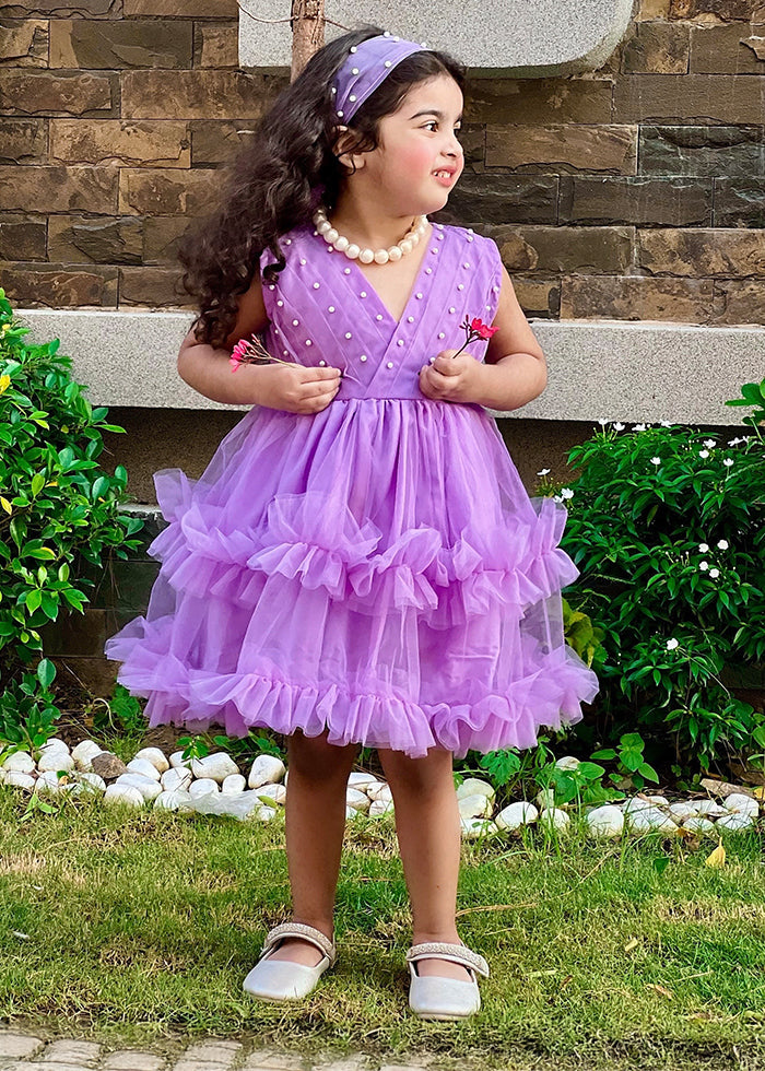 Fairy Bloom by Modest Stitched kids Formals Collection'2025-Lilac Pearl