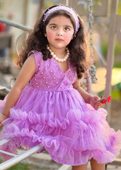 Fairy Bloom by Modest Stitched kids Formals Collection'2025-Lilac Pearl