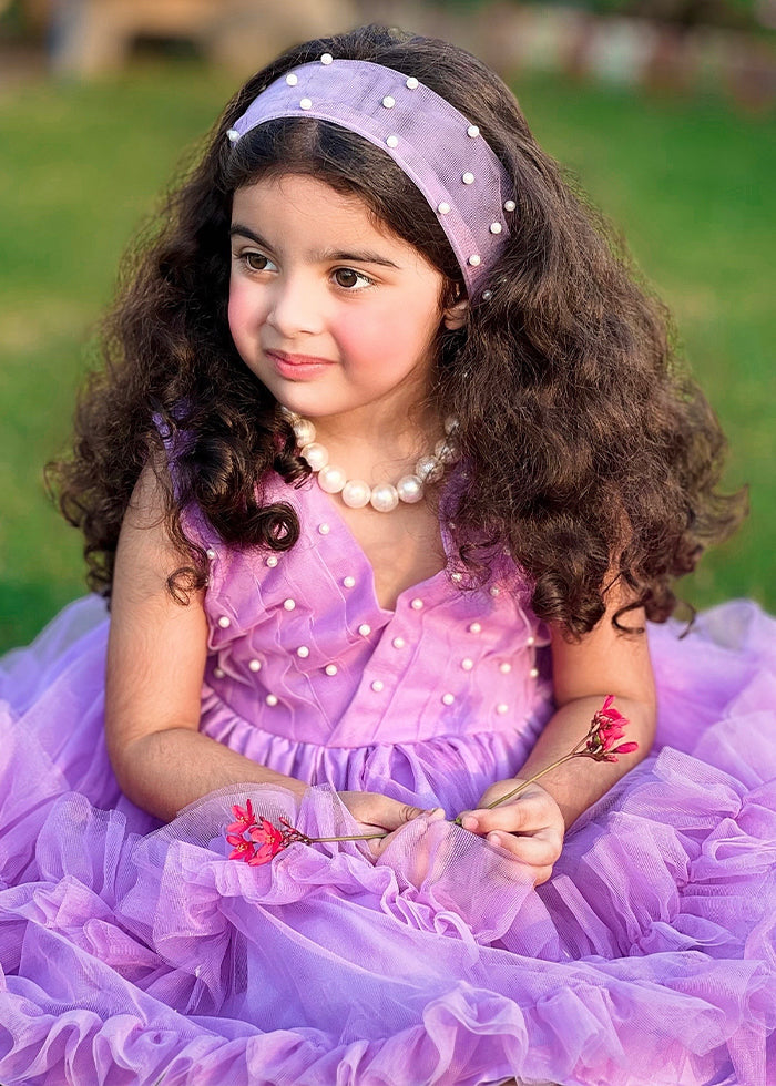 Fairy Bloom by Modest Stitched kids Formals Collection'2025-Lilac Pearl